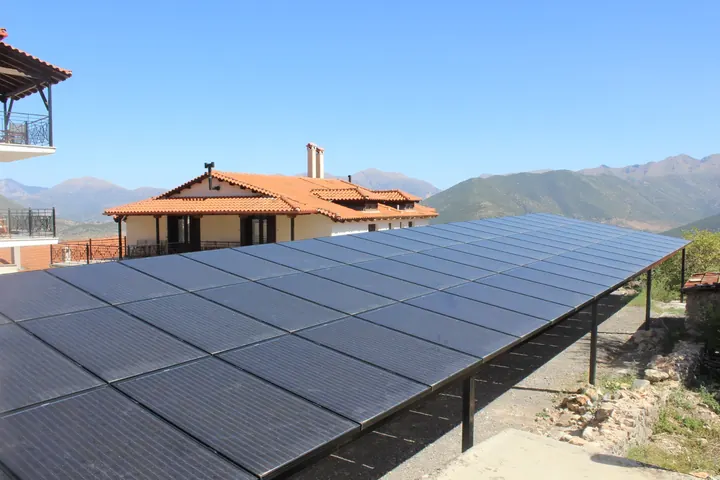 Photovoltaic installation – Hotel installation, Peloponnese, 2013