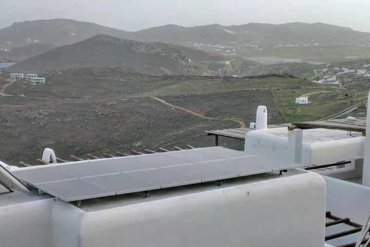 Photovoltaic installation – Mykonos, 2013